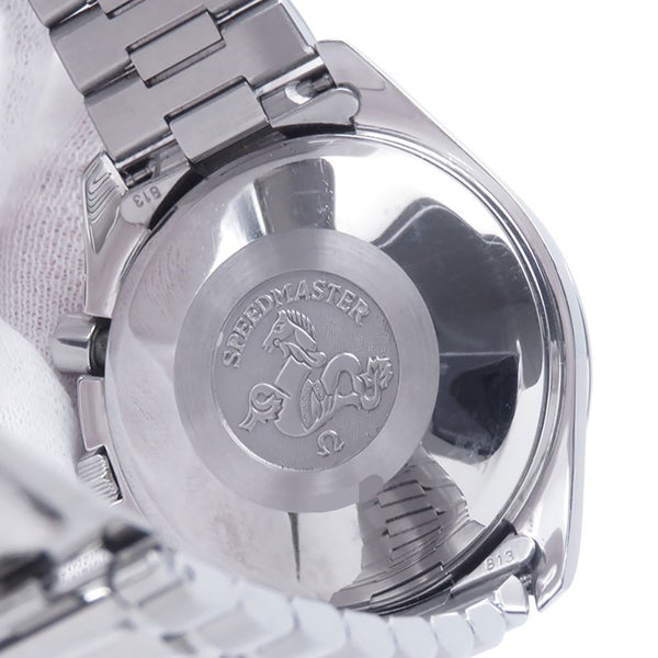 オメガ スピードマスター デイト 丸井限定 3511.61 OMEGA 腕時計 ワインレッド文字盤