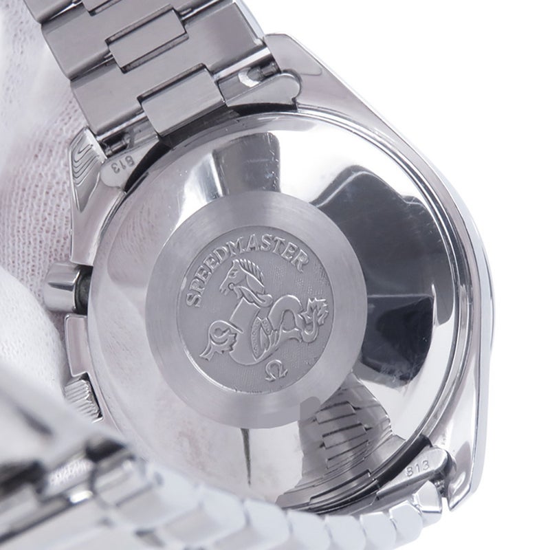 オメガ スピードマスター デイト 丸井限定 3511.61 OMEGA 腕時計 ワインレッド文字盤