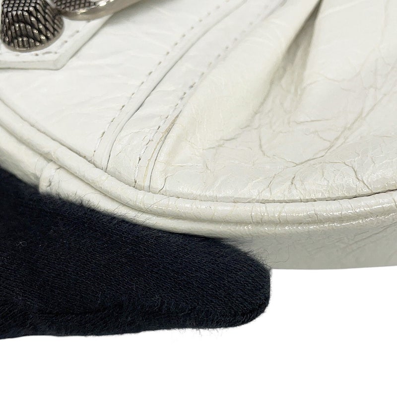 バレンシアガ ショルダーバッグ ル・カゴールXS レザー 671309 BALENCIAGA 白