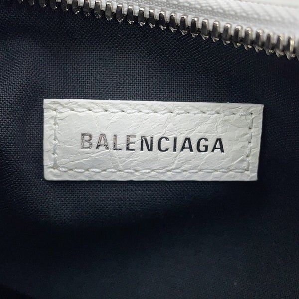 バレンシアガ ショルダーバッグ ル・カゴールXS レザー 671309 BALENCIAGA 白