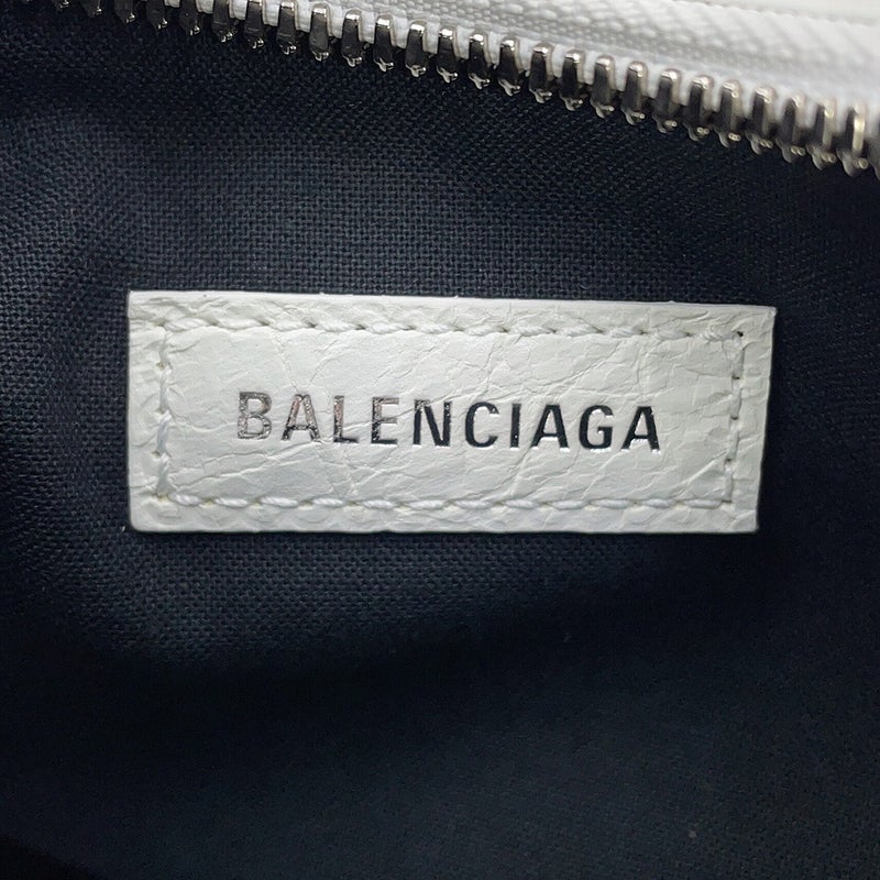 バレンシアガ ショルダーバッグ ル・カゴールXS レザー 671309 BALENCIAGA 白