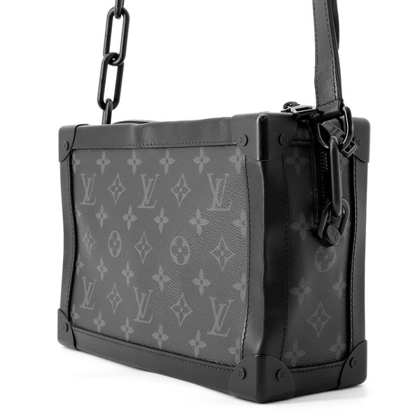ルイヴィトン ショルダーバッグ モノグラム・エクリプス ソフトトランク M44730 LOUIS VUITTON 黒 ブラック