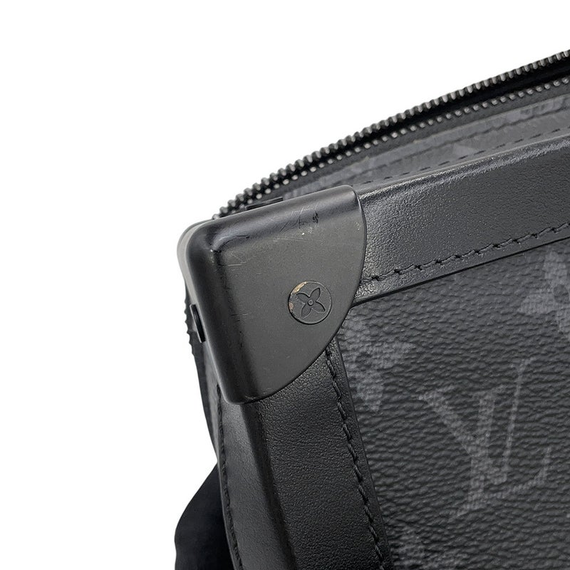 ルイヴィトン ショルダーバッグ モノグラム・エクリプス ソフトトランク M44730 LOUIS VUITTON 黒 ブラック