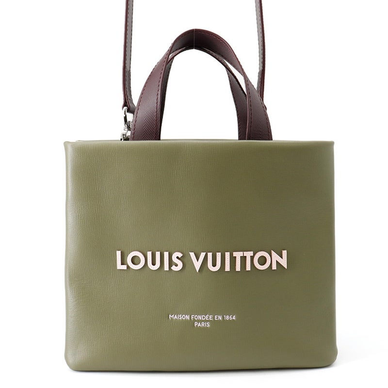 ルイヴィトン トートバッグ カウハイドレザー ショッパートート ミニ M15238 LOUIS VUITTON 2wayショルダーバッグ