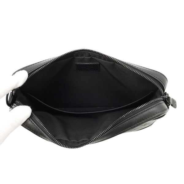 ルイヴィトン ショルダーバッグ モノグラム・シャドウ デュオ・メッセンジャー M69827 LOUIS VUITTON 黒 ブラック