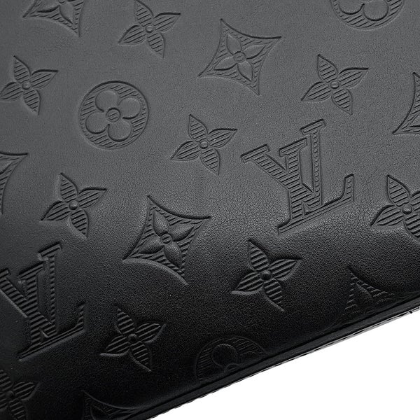 ルイヴィトン ショルダーバッグ モノグラム・シャドウ デュオ・メッセンジャー M69827 LOUIS VUITTON 黒 ブラック