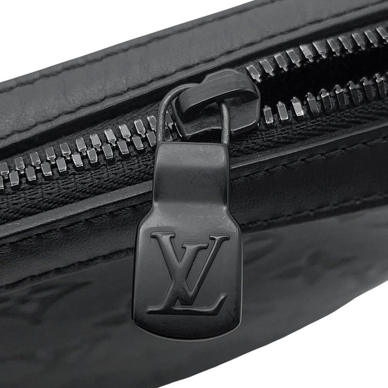 ルイヴィトン ショルダーバッグ モノグラム・シャドウ デュオ・メッセンジャー M69827 LOUIS VUITTON 黒 ブラック