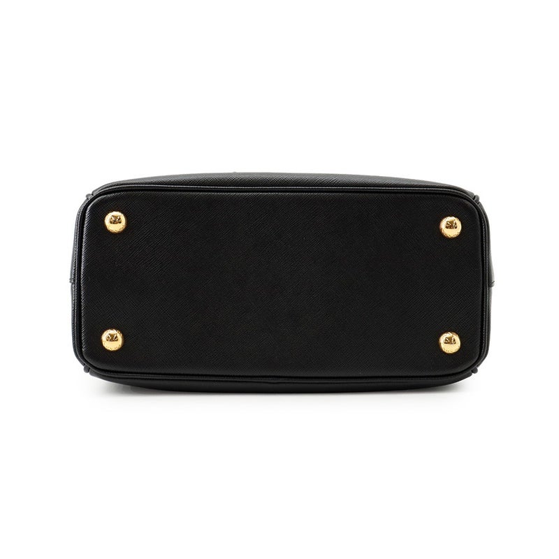 プラダ ハンドバッグ ガレリア スモール サフィアーノレザー 1BA896 PRADA 2wayショルダーバッグ 黒