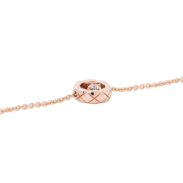 シャネル ブレスレット ココクラッシュ コレクション ダイヤモンド 1P 約0.03ct K18PGピンクゴールド J12368 CHANEL ジュエリー