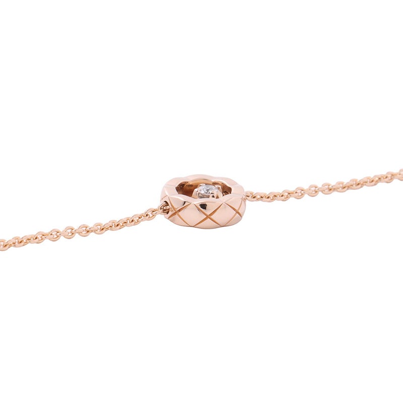 シャネル ブレスレット ココクラッシュ コレクション ダイヤモンド 1P 約0.03ct K18PGピンクゴールド J12368 CHANEL ジュエリー