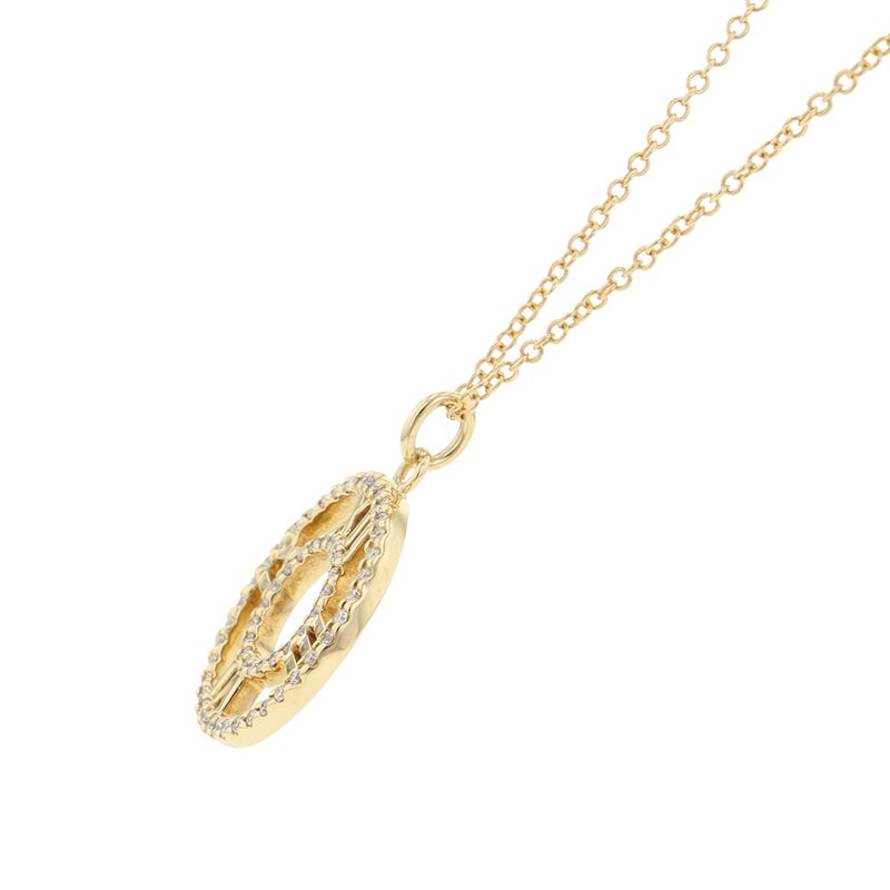 ティファニー ネックレス アトラス ダイヤモンド K18YGイエローゴールド Tiffany&Co. ペンダント サークル ジュエリー