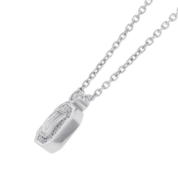 ハリーウィンストン ネックレス HW ロゴ ペンダント ダイヤモンド 19P 計0.12ct Pt950プラチナ PEDPRD16HWL