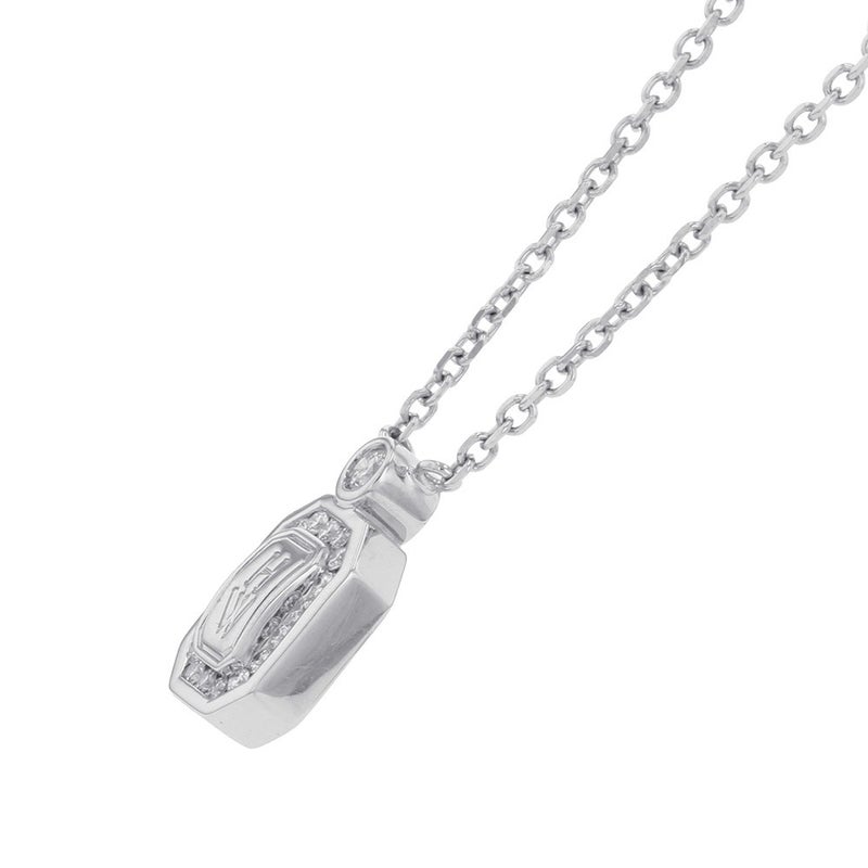 ハリーウィンストン ネックレス HW ロゴ ペンダント ダイヤモンド 19P 計0.12ct Pt950プラチナ PEDPRD16HWL