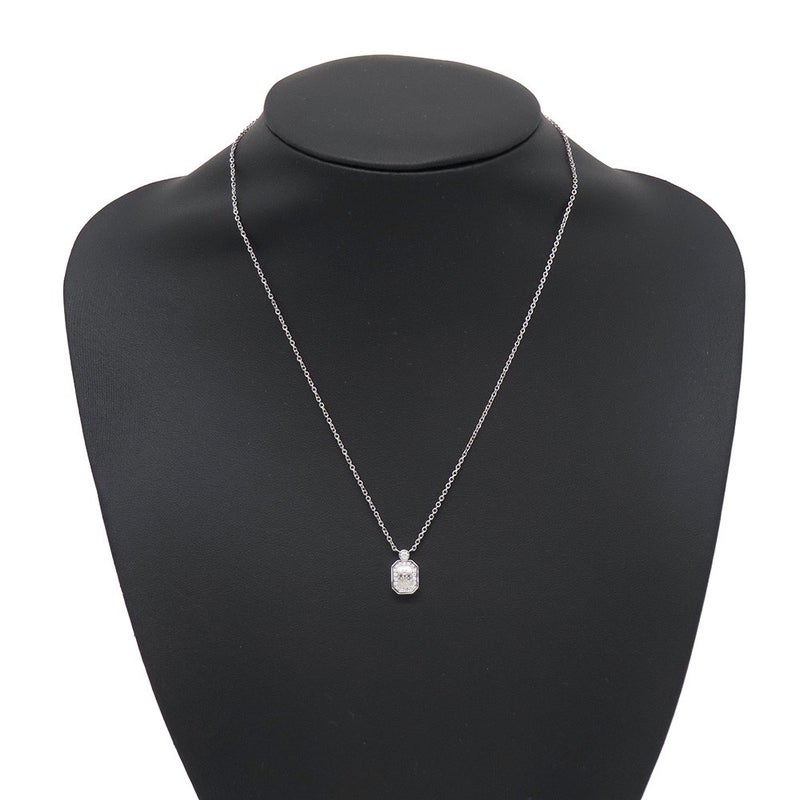 ハリーウィンストン ネックレス HW ロゴ ペンダント ダイヤモンド 19P 計0.12ct Pt950プラチナ PEDPRD16HWL