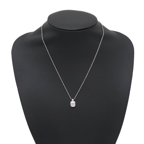 ハリーウィンストン ネックレス HW ロゴ ペンダント ダイヤモンド 19P 計0.12ct Pt950プラチナ PEDPRD16HWL