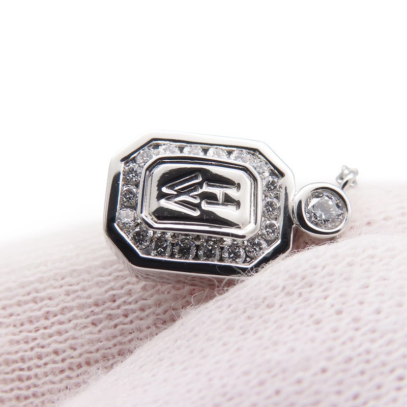 ハリーウィンストン ネックレス HW ロゴ ペンダント ダイヤモンド 19P 計0.12ct Pt950プラチナ PEDPRD16HWL