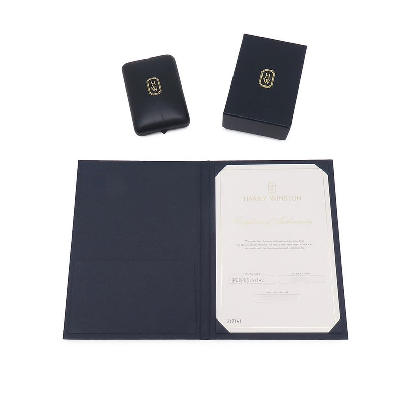ハリーウィンストン ネックレス HW ロゴ ペンダント ダイヤモンド 19P 計0.12ct Pt950プラチナ PEDPRD16HWL