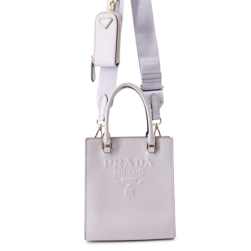 プラダ ハンドバッグ ミニ トライアングルロゴ レザー 1BA333 PRADA 2wayショルダーバッグ