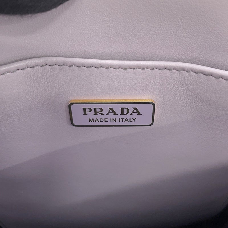 プラダ ハンドバッグ ミニ トライアングルロゴ レザー 1BA333 PRADA 2wayショルダーバッグ