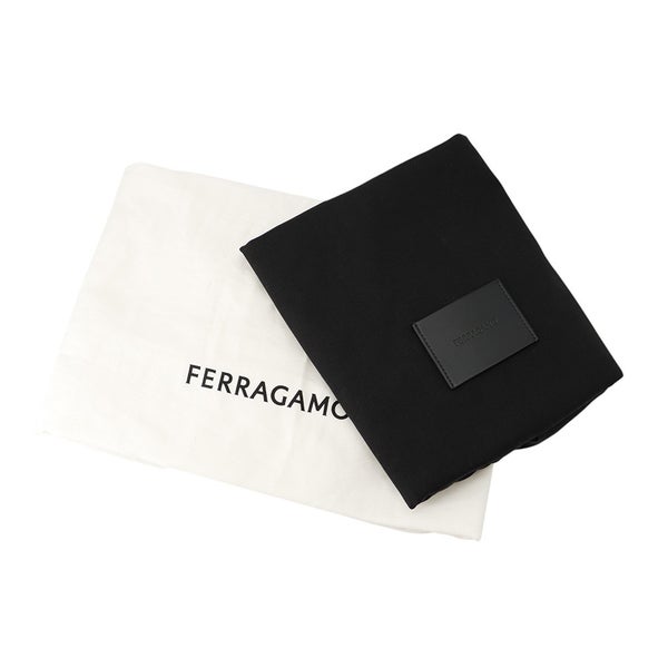 サルヴァトーレ・フェラガモ  トートバッグ ガンチーニ  キャンバス レザー 24 1345/00 Ferragamo バッグ
