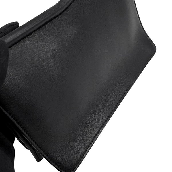 ジミーチュウ チェーンショルダーバッグ ロゴ レザー JIMMY CHOO バッグ 黒