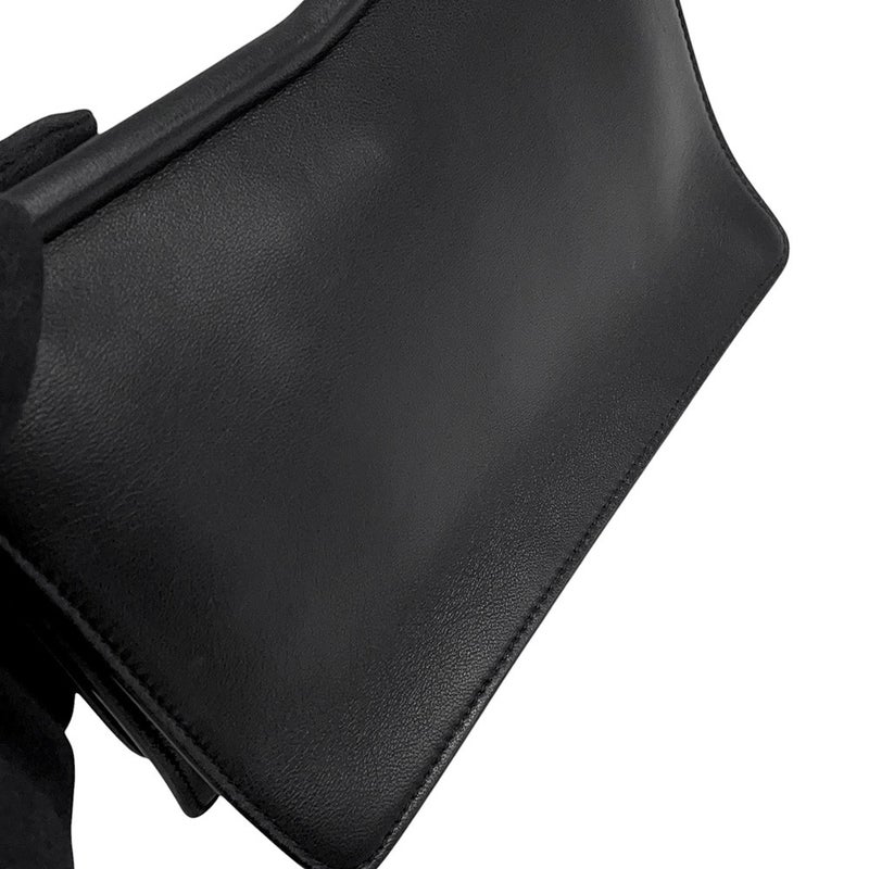 ジミーチュウ チェーンショルダーバッグ ロゴ レザー JIMMY CHOO バッグ 黒