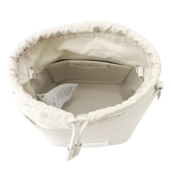 メゾンマルジェラ ハンドバッグ 5AC マイクロ レザー S61WG0035 Maison Margiela 2wayショルダー 白