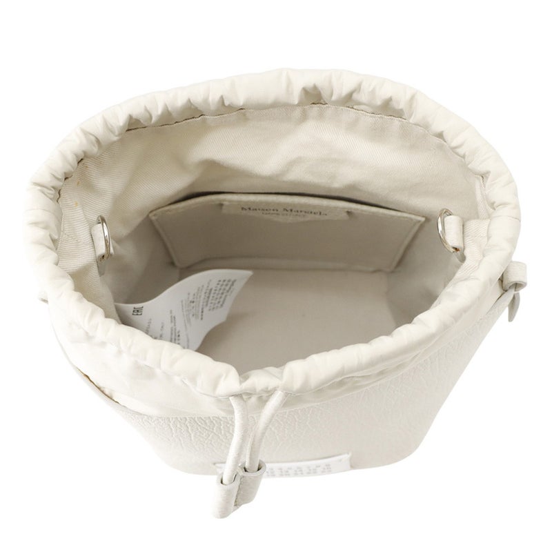 メゾンマルジェラ ハンドバッグ 5AC マイクロ レザー S61WG0035 Maison Margiela 2wayショルダー 白