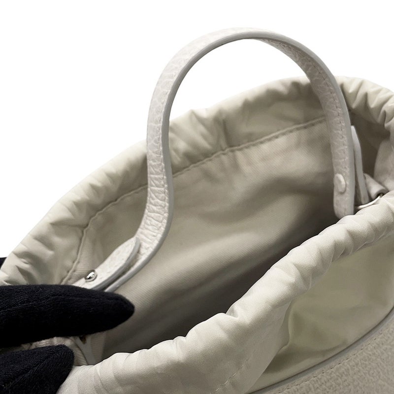 メゾンマルジェラ ハンドバッグ 5AC マイクロ レザー S61WG0035 Maison Margiela 2wayショルダー 白