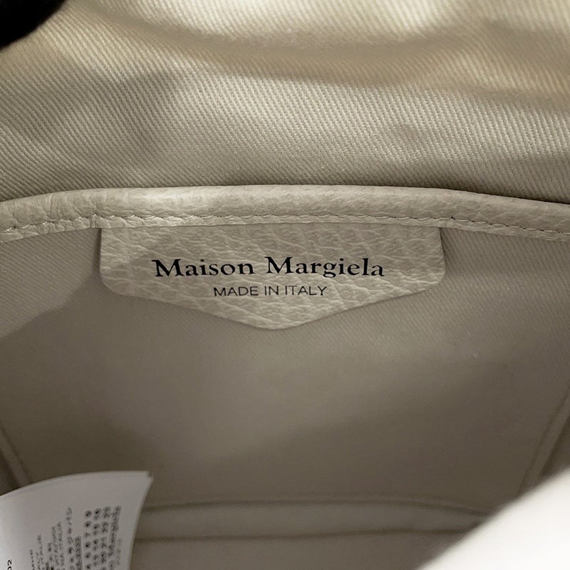 メゾンマルジェラ ハンドバッグ 5AC マイクロ レザー S61WG0035 Maison Margiela 2wayショルダー 白