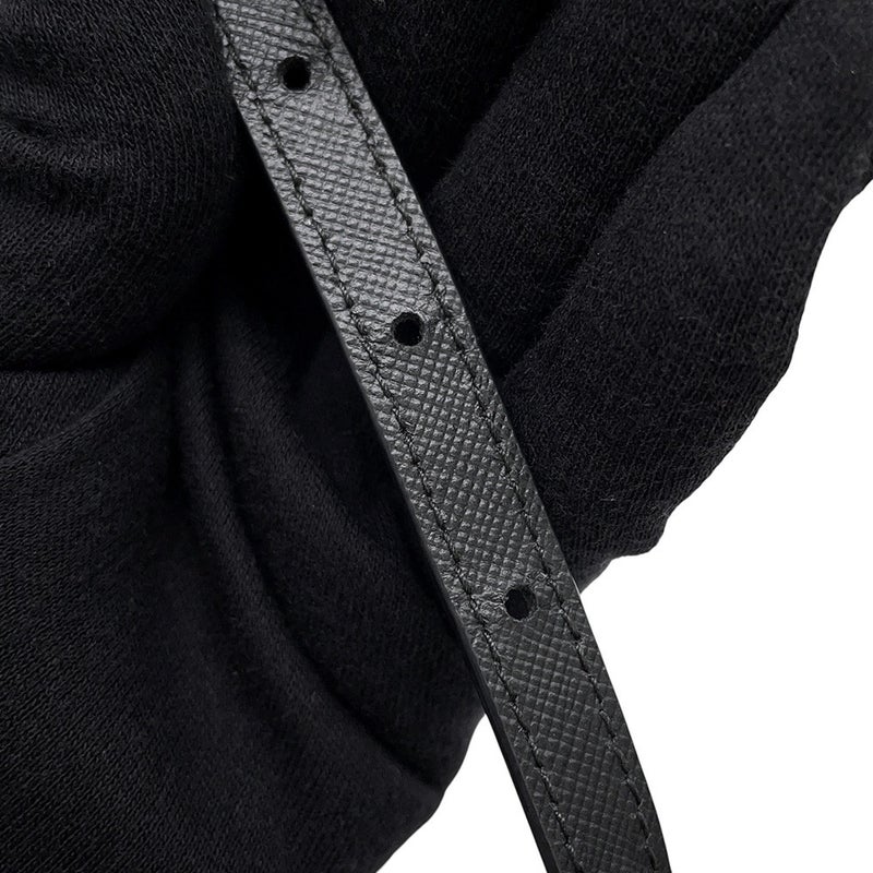 メゾンマルジェラ ショルダーバッグ 4ステッチ ラウンド レザー Maison Margiela ポーチ 黒