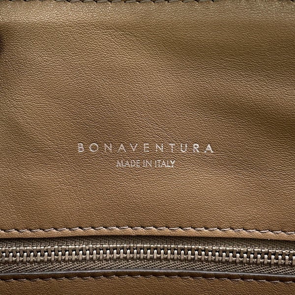 ボナベンチュラ ハンドバッグ エマ 28 キャンバス レザー BONAVENTURA 2wayショルダー