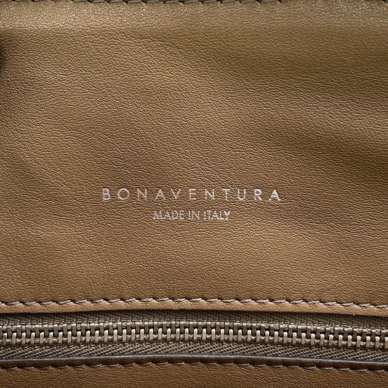 ボナベンチュラ ハンドバッグ エマ 28 キャンバス レザー BONAVENTURA 2wayショルダー