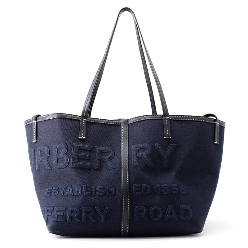 バーバリー トートバッグ  ミニ ロゴ ビーチ ホースフェリー キャンバス BURBERRY バッグ