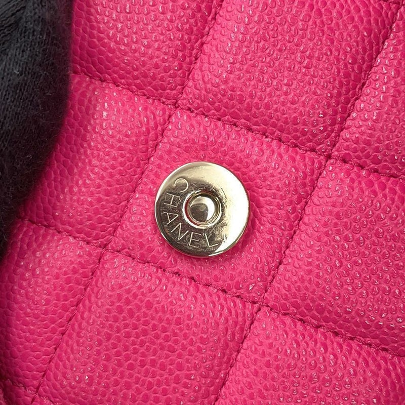 シャネル チェーンウォレット クラシック マトラッセ ココマーク キャビアスキン AP0250 CHANEL 財布