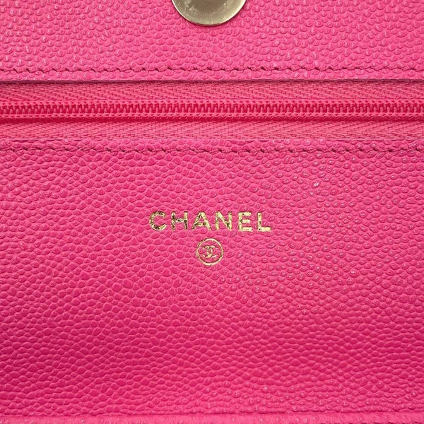 シャネル チェーンウォレット クラシック マトラッセ ココマーク キャビアスキン AP0250 CHANEL 財布