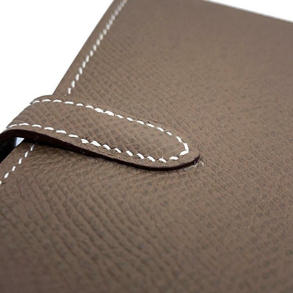 エルメス 長財布 ケリーウォレット ロング エトゥープ/シルバー金具 エプソン Y刻印 財布