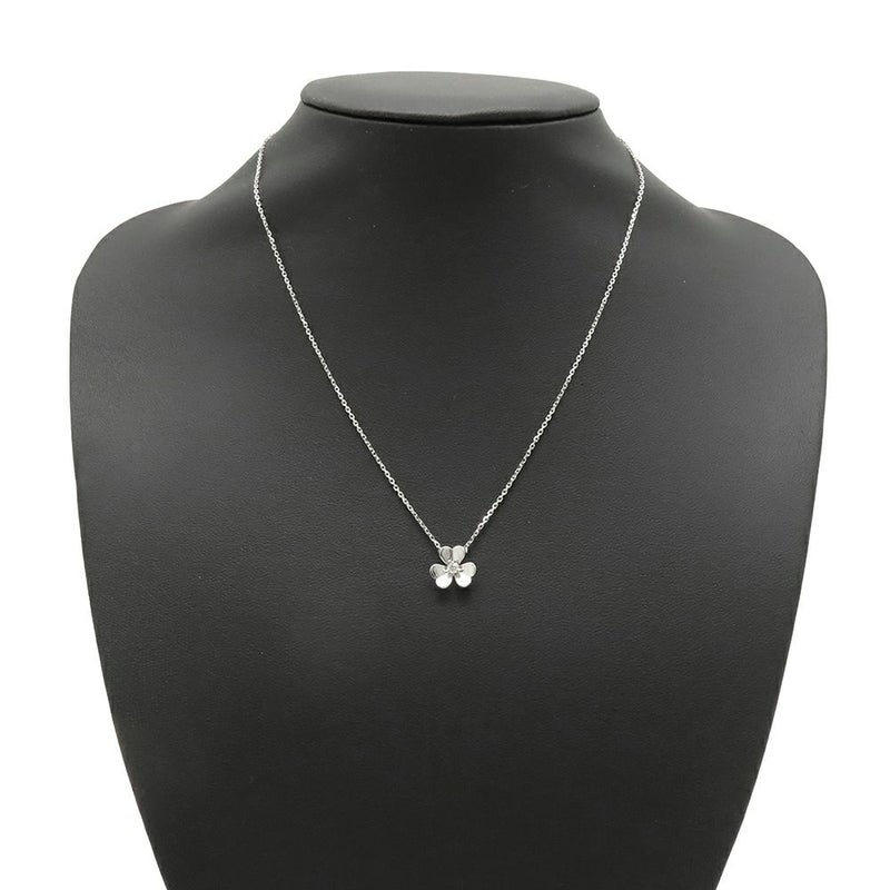 ヴァンクリーフ&アーペル ネックレス フリヴォル ペンダント ミニ ダイヤモンド 1P K18WGホワイトゴールド VCARP0J400