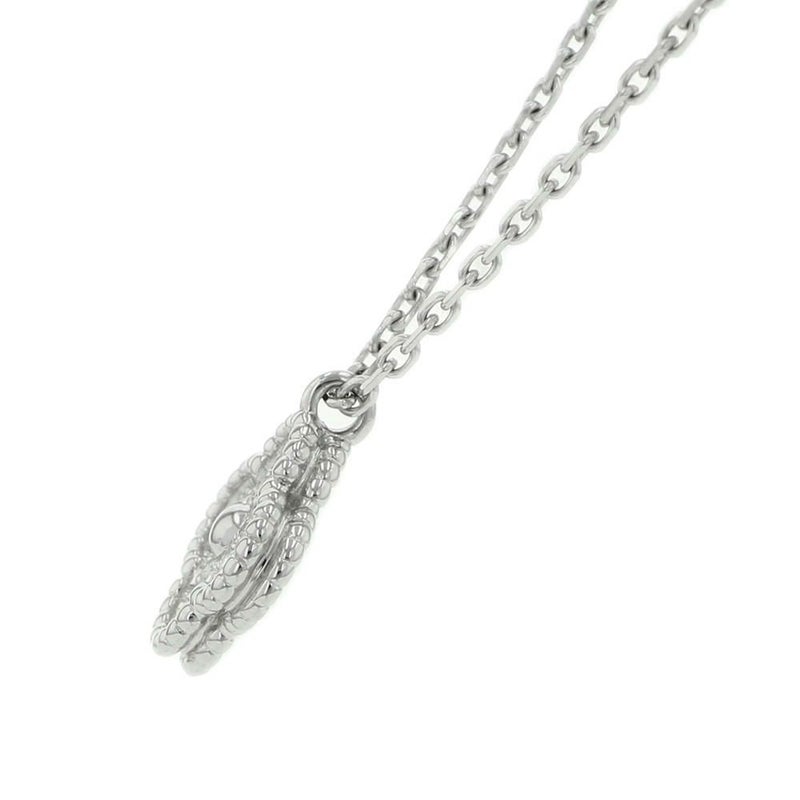 ヴァンクリ ネックレス スウィート アルハンブラ ペンダント ダイヤモンド 12P K18WGホワイトゴールド VCARO85900