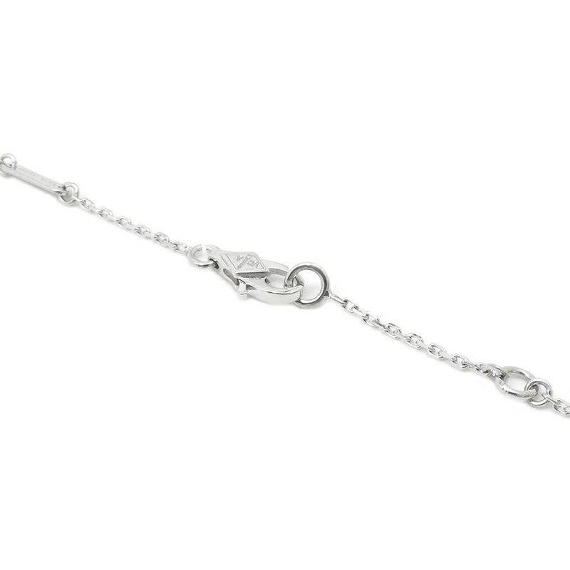 ヴァンクリ ネックレス スウィート アルハンブラ ペンダント ダイヤモンド 12P K18WGホワイトゴールド VCARO85900