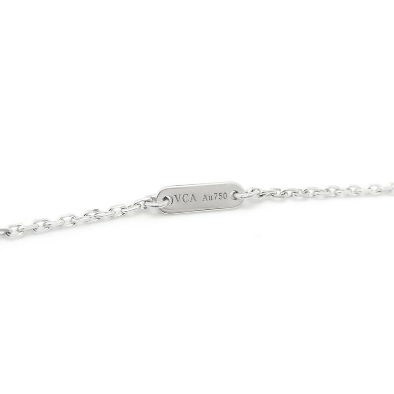 ヴァンクリ ネックレス スウィート アルハンブラ ペンダント ダイヤモンド 12P K18WGホワイトゴールド VCARO85900