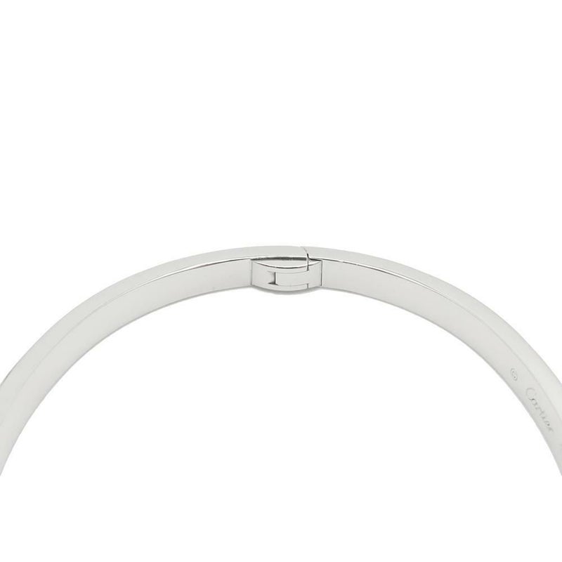 カルティエ ブレスレット ラブブレスSM ダイヤ 6P 計0.15ct K18WGホワイトゴールド サイズ16 B6047716 LOVEブレスレット バングル