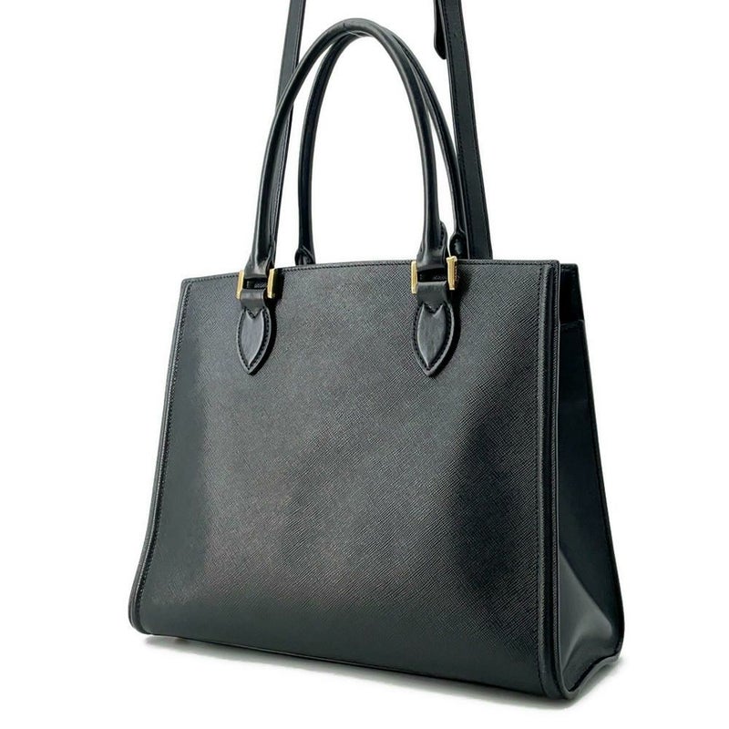 プラダ トートバッグ サフィアーノレザー 1BA227 PRADA 2wayショルダーバッグ 黒