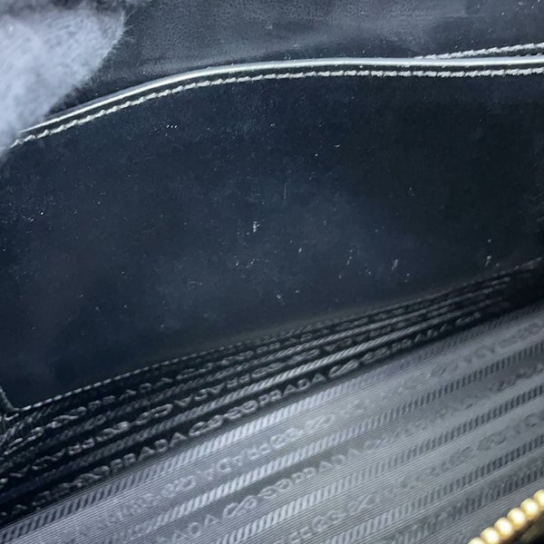 プラダ トートバッグ サフィアーノレザー 1BA227 PRADA 2wayショルダーバッグ 黒