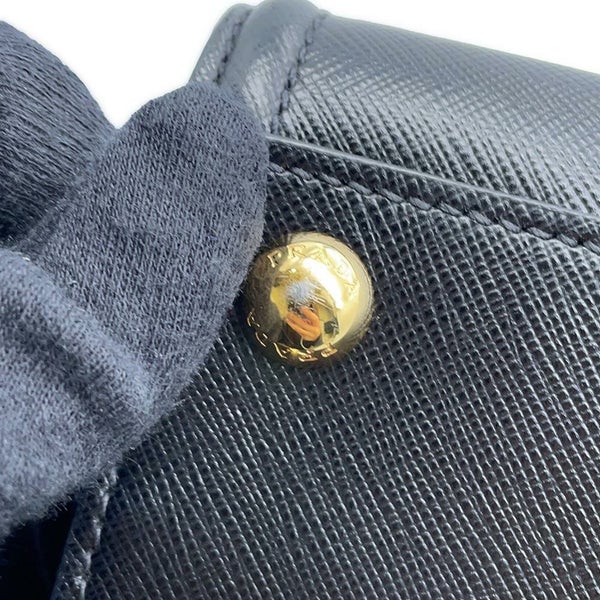 プラダ トートバッグ サフィアーノレザー 1BA227 PRADA 2wayショルダーバッグ 黒