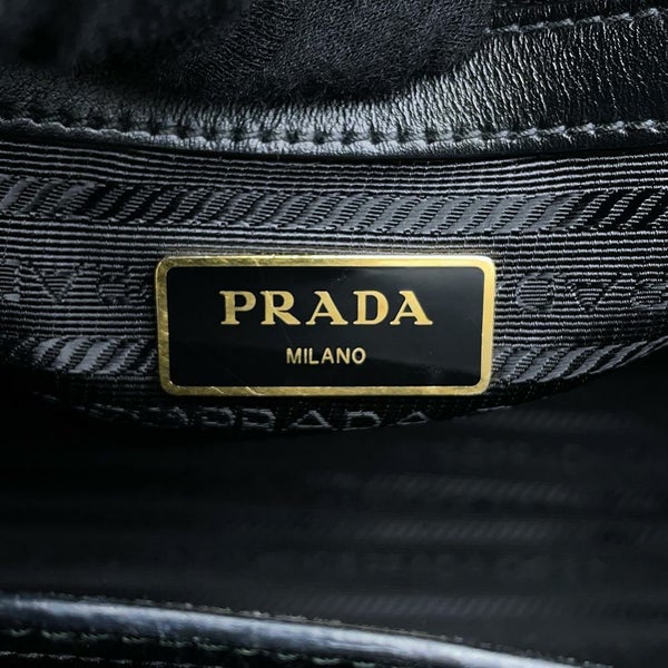 プラダ トートバッグ サフィアーノレザー 1BA227 PRADA 2wayショルダーバッグ 黒