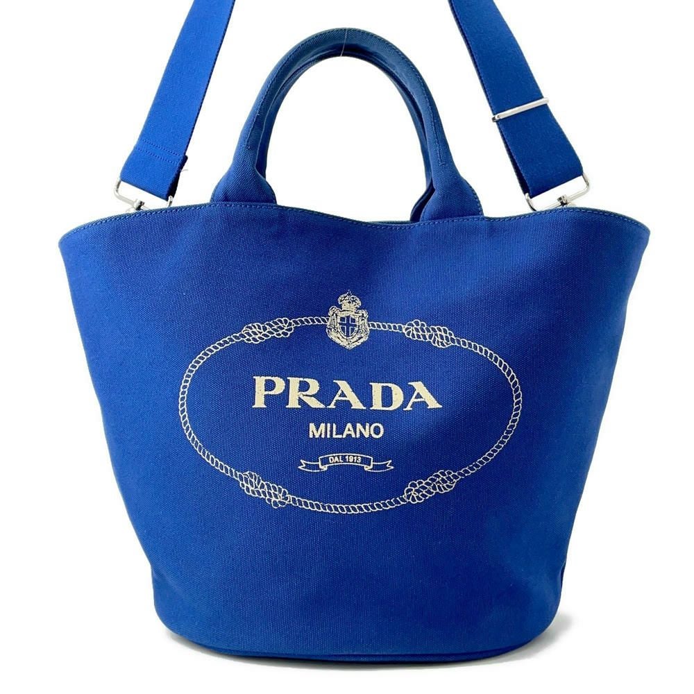 プラダ  トートバッグ ブルー  PRADA カナパトート キャンバス 楽天市場】【バッグ】PRADA プラダ CANAPA カナパトート トートバッグ