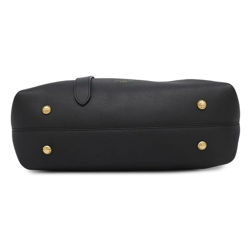 ルイヴィトン トートバッグ ロウキー・カバMM グレインカーフレザー M25341 LOUIS VUITTON ブラック 黒