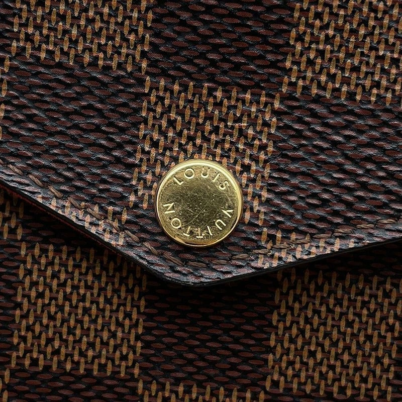 ルイヴィトン チェーンウォレット ダミエ・エベヌ ポシェット・フェリシー N40492 LOUIS VUITTON