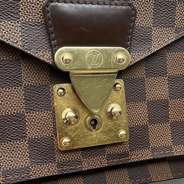 ルイヴィトン ハンドバッグ ダミエ・エベヌ モンソー SPO N48088 2wayショルダーバッグ スペシャルオーダー